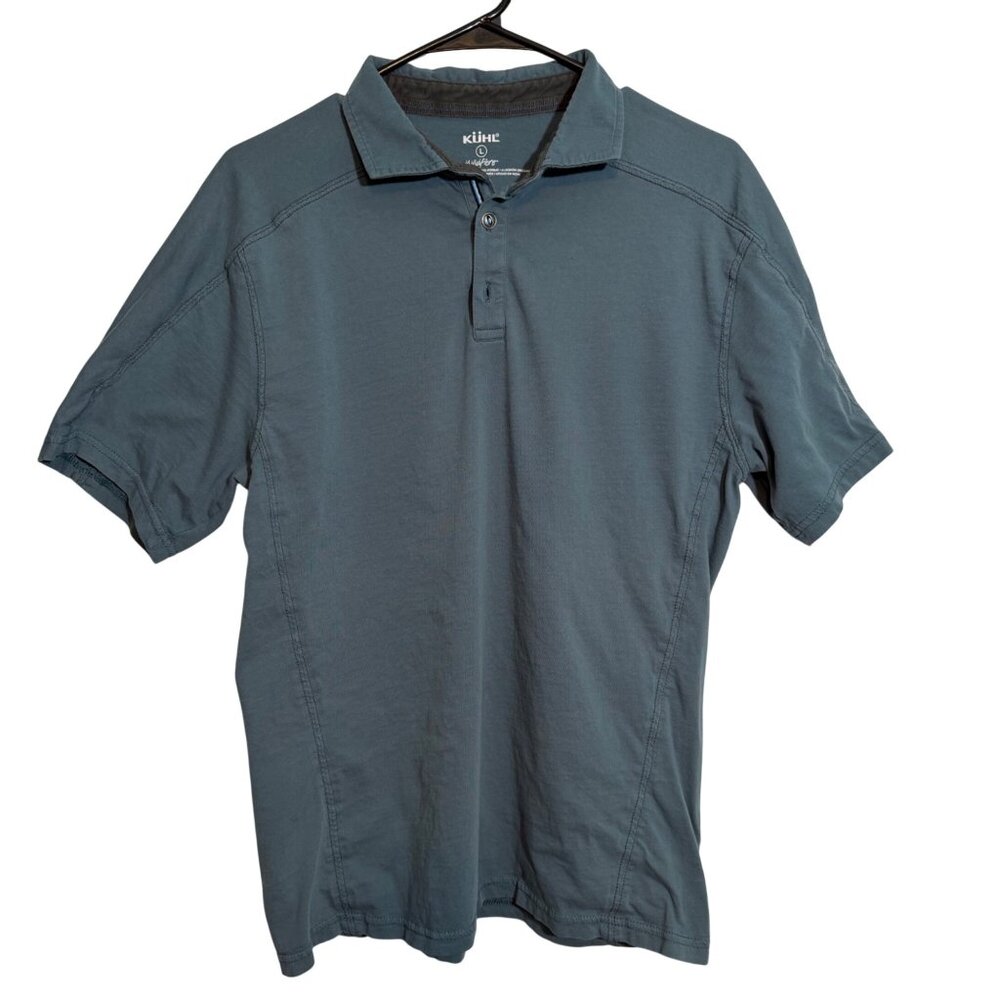 Kuhl Wayfarer Polo (Wild fibre) - Teal - Large (Style 7242)